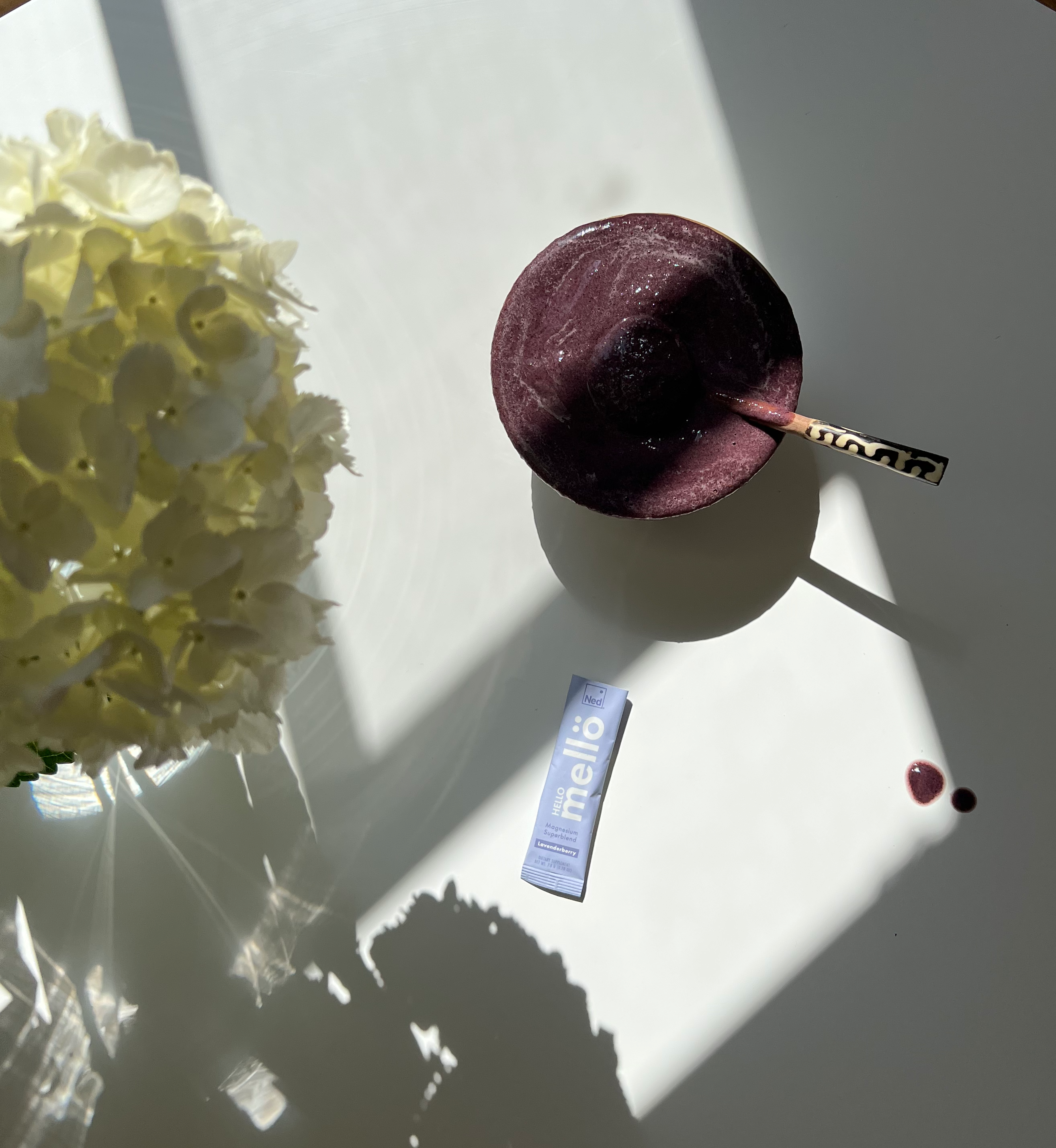 Lavenderberry Smoothie to Lower Your Stress Hormones