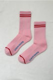 Boyfriend Socks in Amour Pink