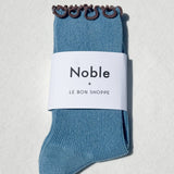 Ruffled Modal Socks