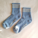 Girlfriend Socks in Parisian Blue