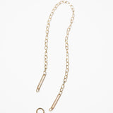 14K Diamond Link Chain with Solid Gold Closure