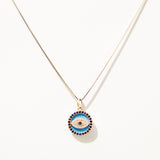 14K Evil Eye Charm