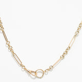 14K Link Chain with Spring Closure