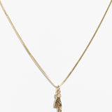 14K Peace Fingers Charm