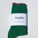 Ruffled Modal Socks