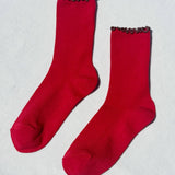 Ruffled Modal Socks