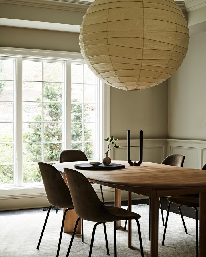 Beeswax U Candle in Black on table