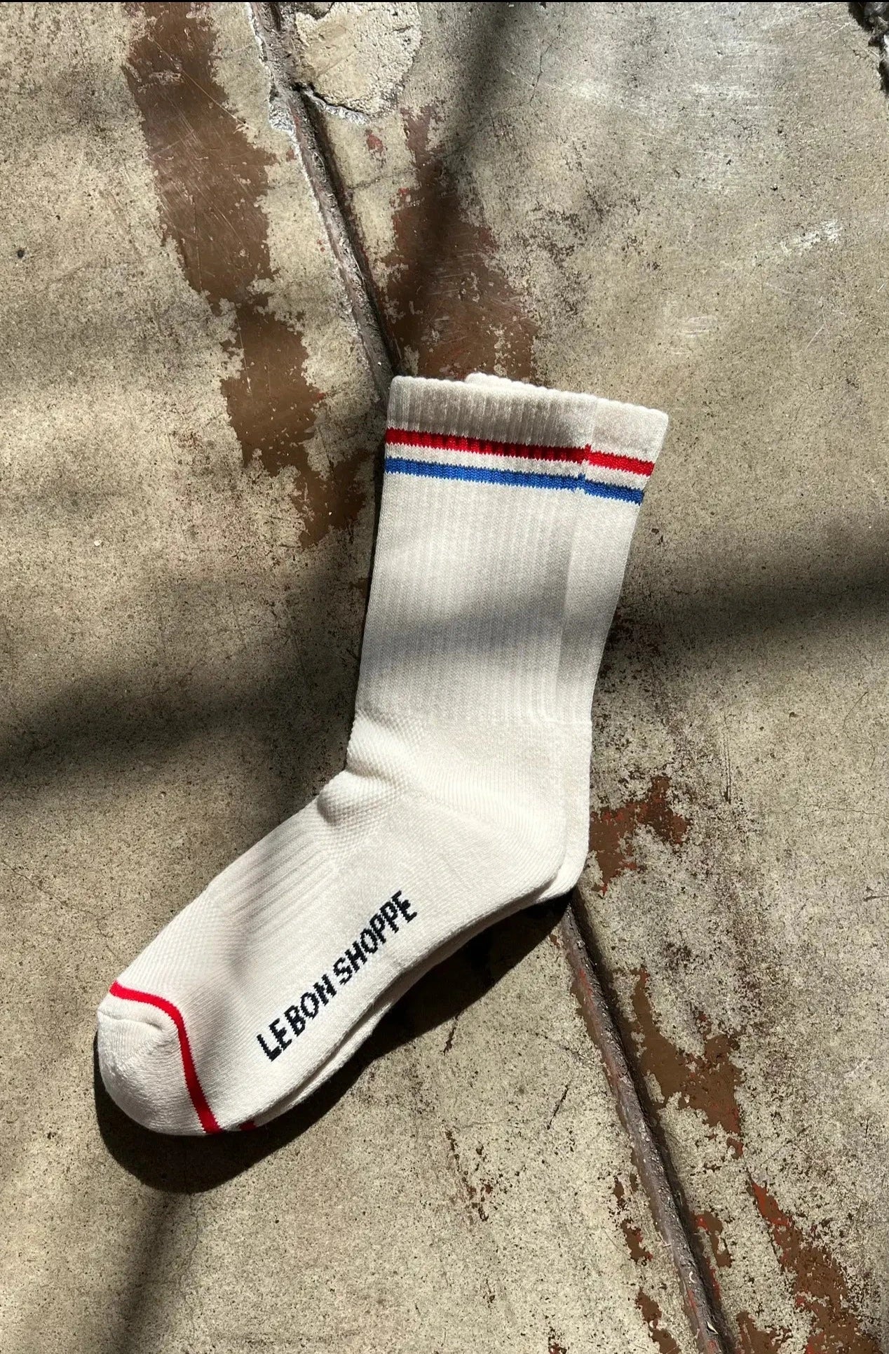 Boyfriend Socks in Milk
