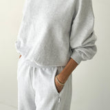 French Terry Core Sweatshirt - Icy Grey