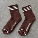 Girlfriend Socks in Mahogany
