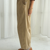 Corduroy Arc Pants - Khaki
