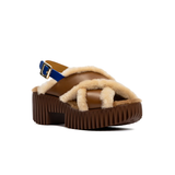Plia Puffy Sandal - Brown