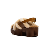 Plia Puffy Sandal - Brown