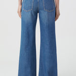 Back of Gillan Jeans in Mid Blue