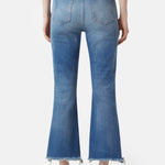 Back of Hi - Sun Pants in Mid Blue