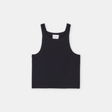 Flat lay view of Racer Top - Black