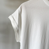Sleeve on Ease Tee - Vintage White