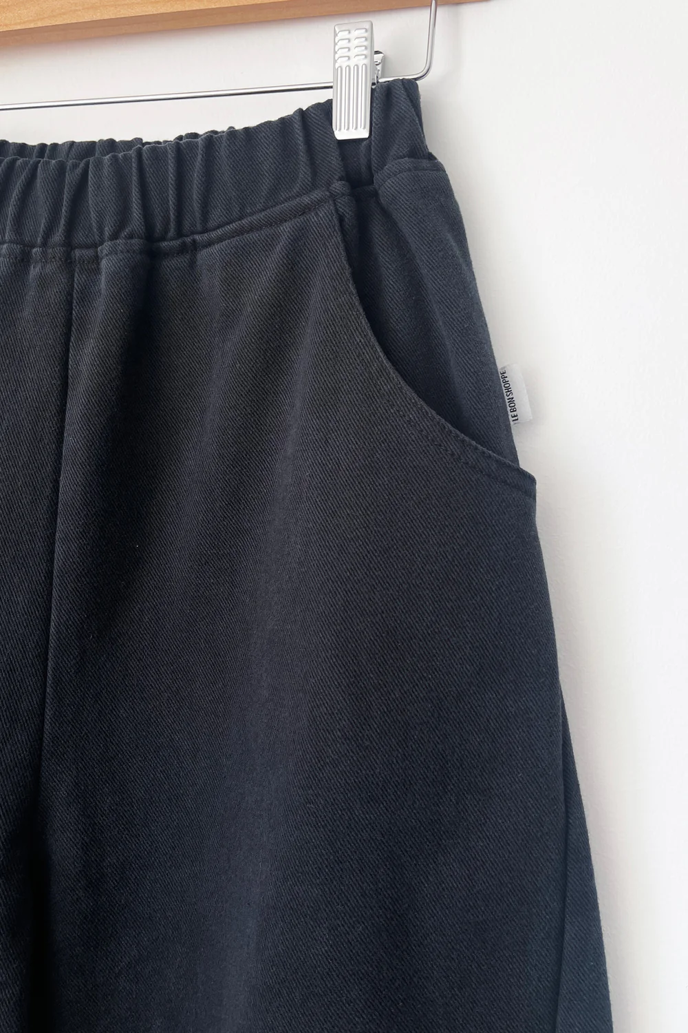 Pocket on Arc Pants - Black Canvas