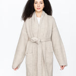 Belted Jones Sweater Coat in Oatmeal