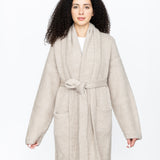 Belted Jones Sweater Coat in Oatmeal