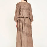 Verona Ruched Skirt - Walnut