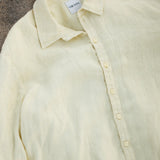 Cecile Oversized Linen Shirt - Butter