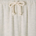 close up view of string on the Everyday Joggers - Heather Grey