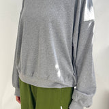 Cali Jersey Sweatshirt - Melange Grey