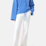 Cactus Embroidery Hoodie - Cornflower Blue