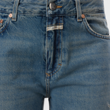 Jazzie Barrel Jeans - Distressed Blue