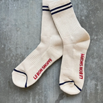Boyfriend Socks in Cashew