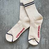 Boyfriend Socks in Cashew