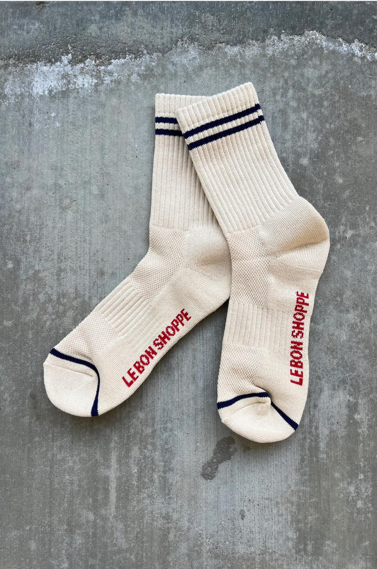 Boyfriend Socks in Cashew
