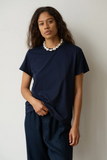 Jersey Relaxed Tee - Navy