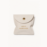 No. 1 Claw Clip Set - Avocado in pouch with button that the come in