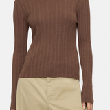 Long-sleeved Shirt - Cocoa Brown