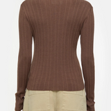 Long-sleeved Shirt - Cocoa Brown