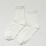 Her Socks in White