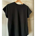 Ease Tee - True Black on hanger