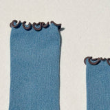 Ruffled Modal Socks