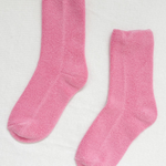 Cloud socks in bubble gum