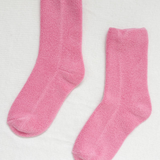 Cloud socks in bubble gum