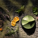 Erode Soap - Herbes de Provence pictured with foliage