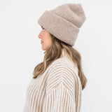 Parker Oversized Beanie in Oatmeal
