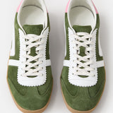 Leather Sneaker - Forest Green