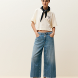 Lyna Wide Jeans - Light Blue