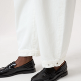 Rhannon Barrel Jeans - Ivory
