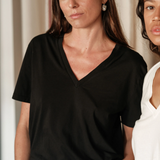 The Jersey Relaxed V-Neck - Jet