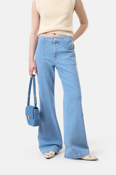 Aria Flared Jeans - Light Blue