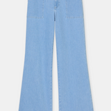Aria Flared Jeans - Light Blue